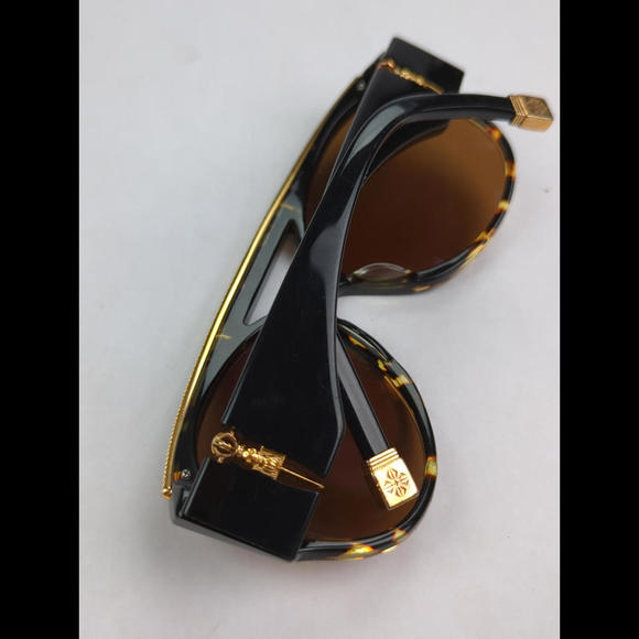 [SOLD] SHAMBALA by LARRY SANDS Purpa 1 Gold Tortoise Sunglasses Brown Japan - Picture 11 of 11